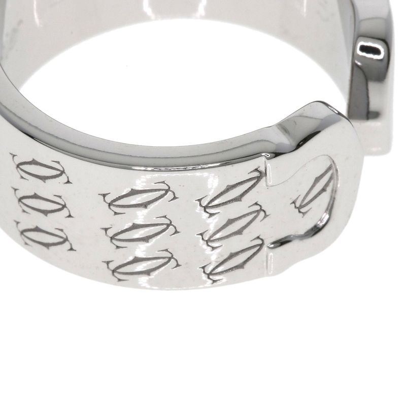 Cartier 2C Christmas Limited 51 Ring 18K White Gold
