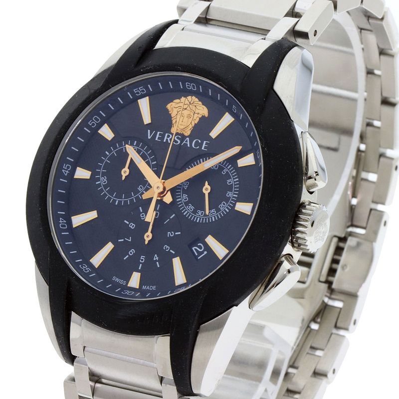 Versace Medusa Chronograph Watch SS