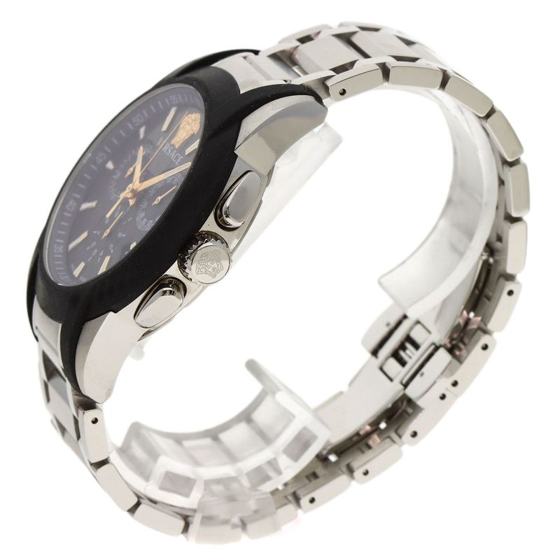 Versace Medusa Chronograph Watch SS