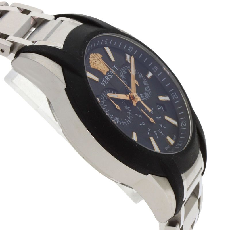 Versace Medusa Chronograph Watch SS