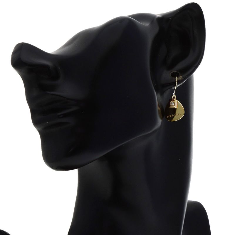 Celine Diamond Logo Earrings