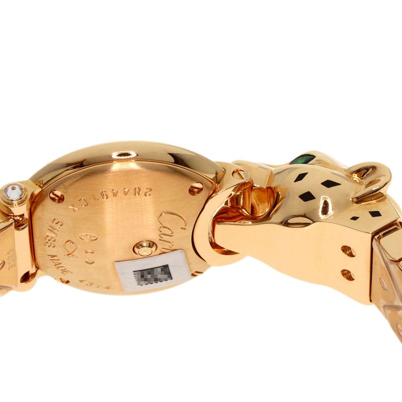 Cartier Pantel Diamond Watch 18K Pink Gold with Time