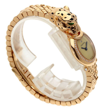 Cartier Pantel Diamond Watch 18K Pink Gold with Time
