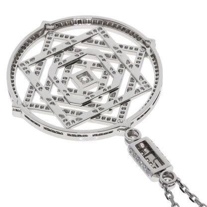 Cartier Indo Mystery Diamond Necklace 18K White Gold