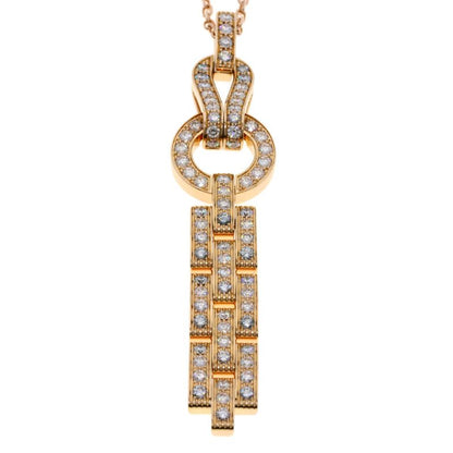 Cartier Agraph Diamond Necklace 18K Pink Gold