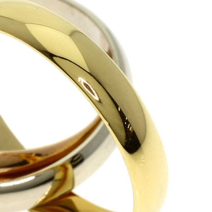 Cartier Trinity 52 Ring 18K Yellow Gold 18K White Pink
