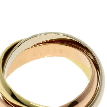 Cartier Trinity 49 Ring 18K Yellow Gold 18K White Pink