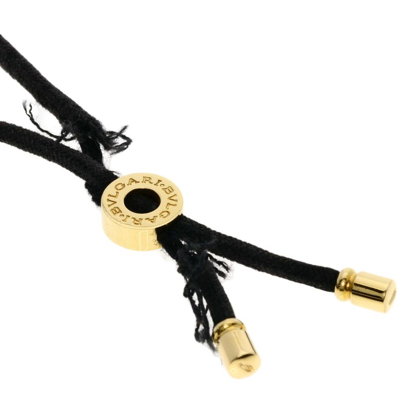 Bvlgari Logo Circle Necklace 18K Yellow Gold