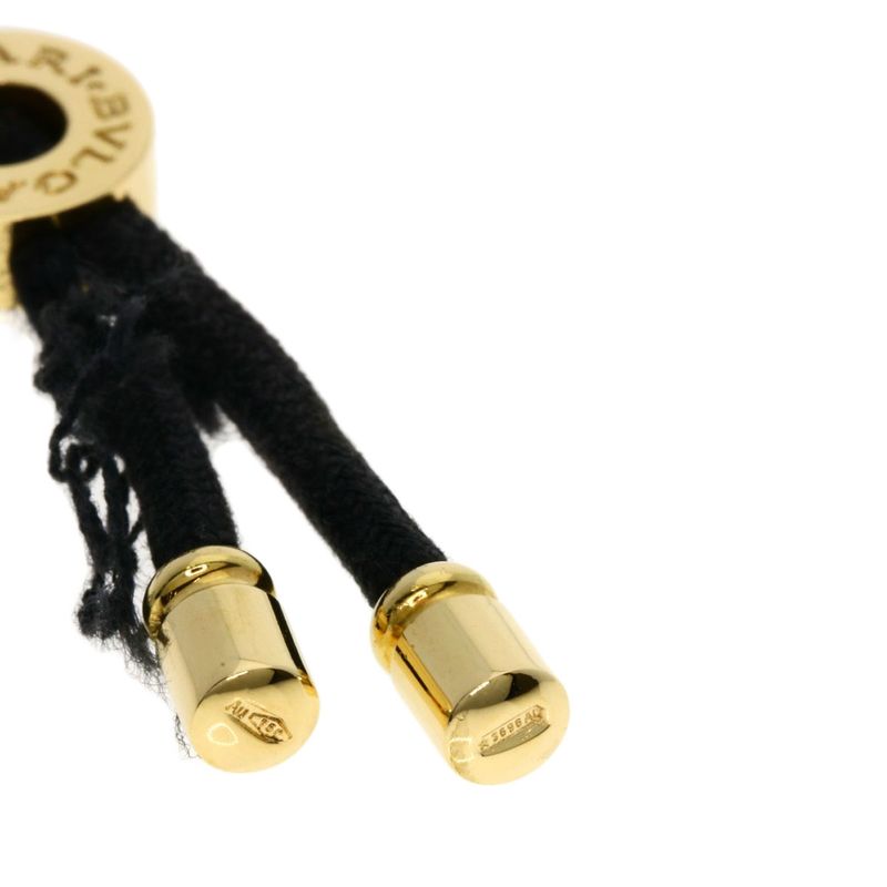 Bvlgari Logo Circle Necklace 18K Yellow Gold