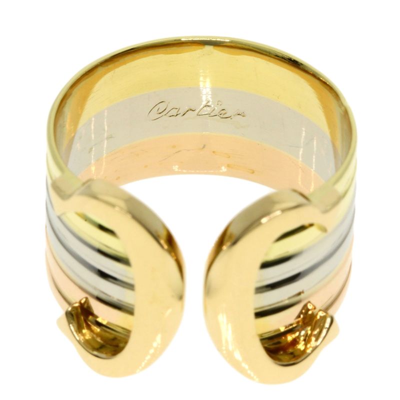 Cartier 49 Ring 18K Yellow Gold 18K White Pink