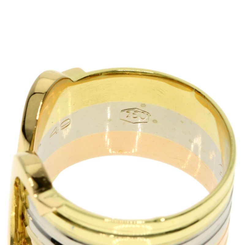 Cartier 49 Ring 18K Yellow Gold 18K White Pink