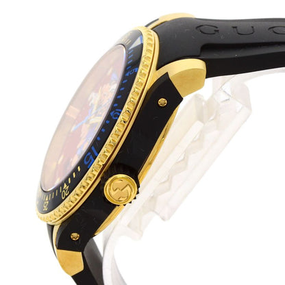Gucci 136.3 Dive Three Little Pigs Watch Rubber