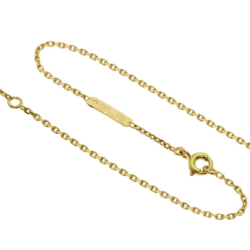 Van Cleef & Arpels Papillon Black Shell Necklace 18K Yellow Gold
