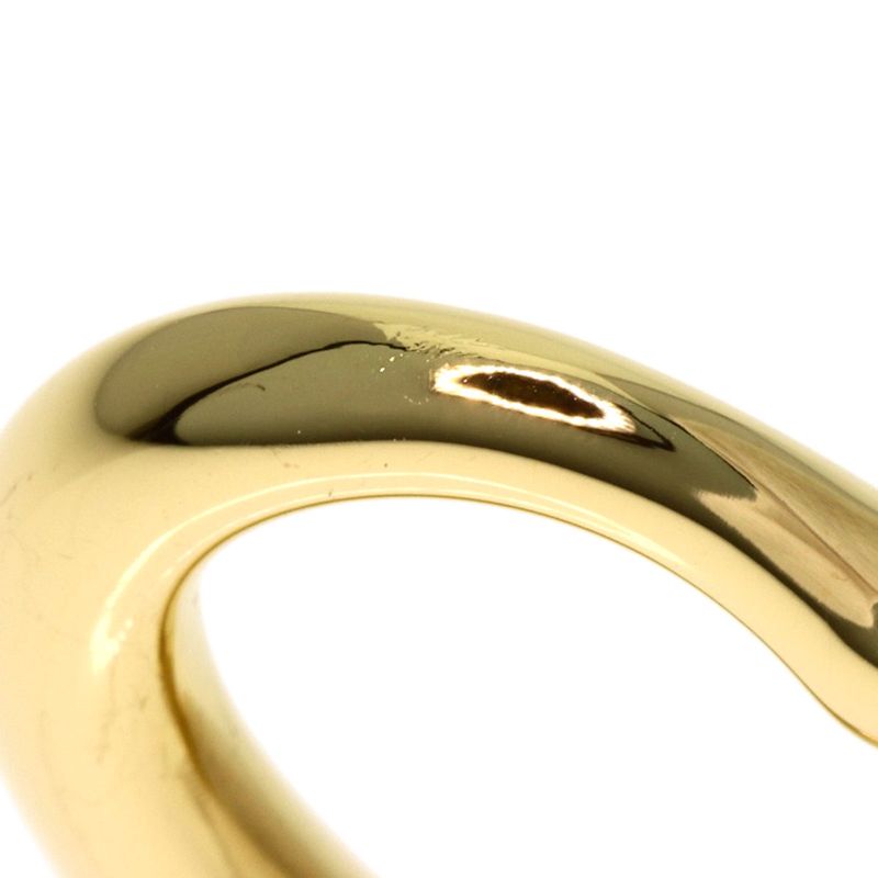 Tiffany & Co. Open Heart Top Pendant Top 18K Yellow Gold