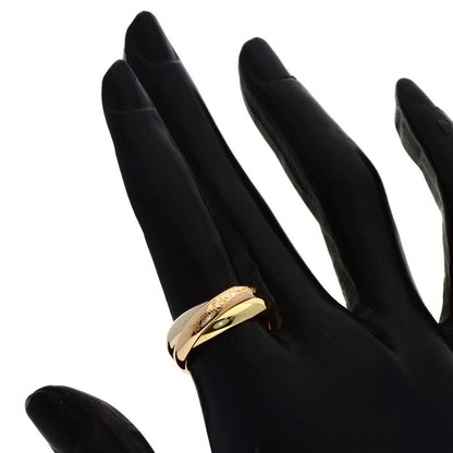 Cartier Trinity 51 Ring 18K Yellow Gold 18K White Pink