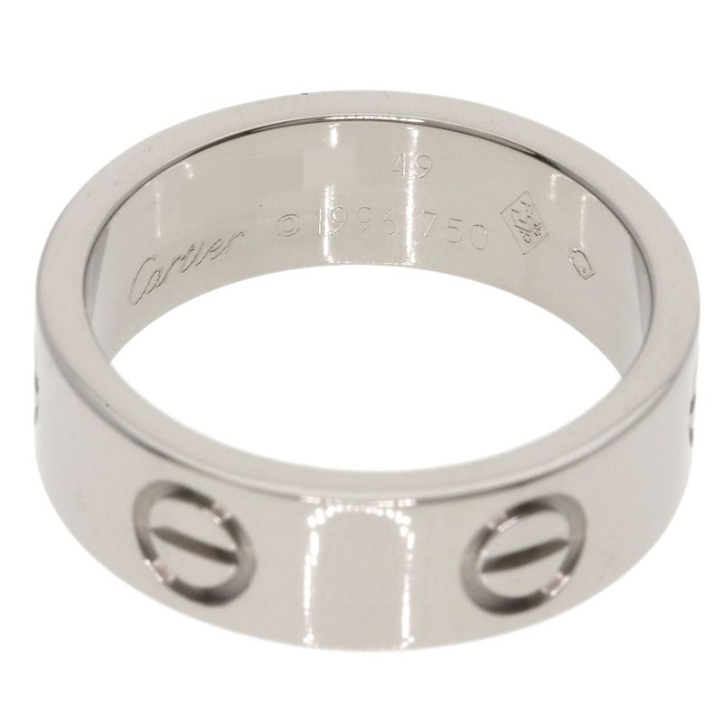 Cartier Love Ring 49 Ring 18K White Gold