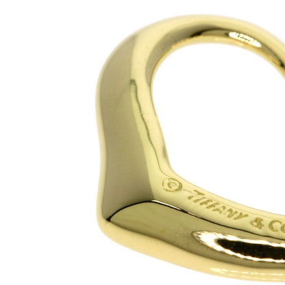 Tiffany & Co. Open Heart Pendant Top 18K Yellow Gold