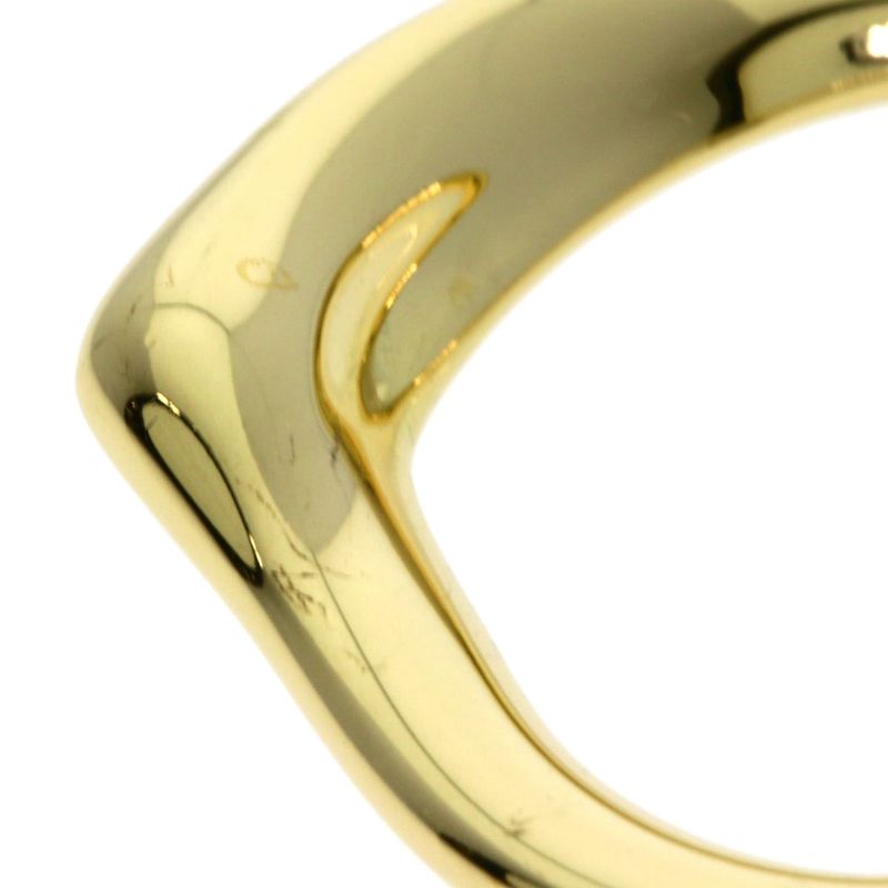 Tiffany & Co. Open Heart Pendant Top 18K Yellow Gold