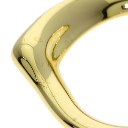 Tiffany & Co. Open Heart Pendant Top 18K Yellow Gold
