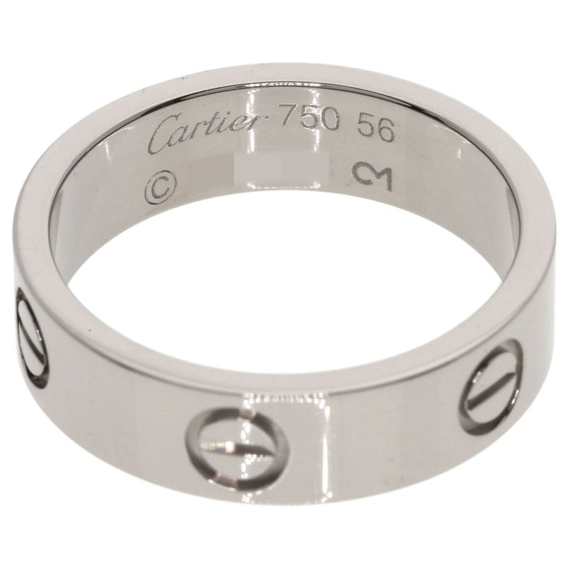 Cartier Love Ring 56 Ring 18K White Gold