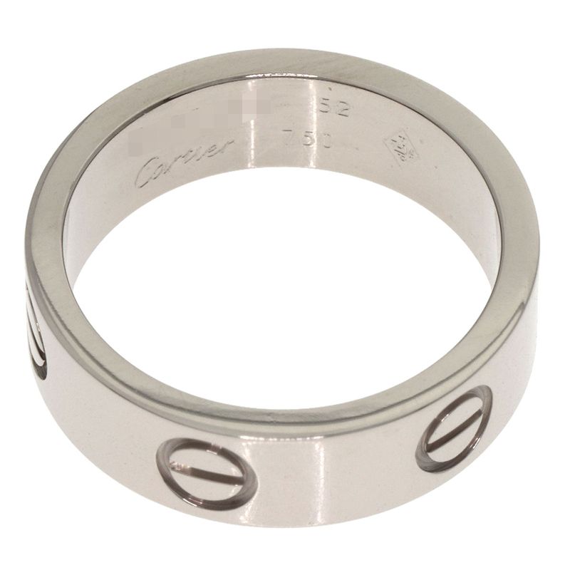 Cartier Love Ring 52 Ring 18K White Gold