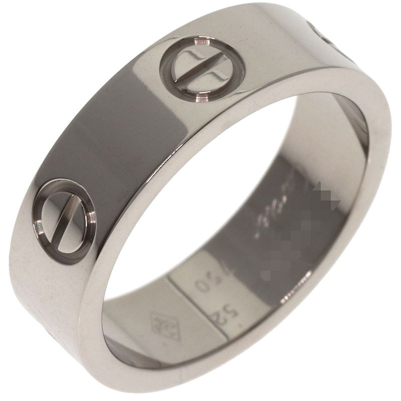 Cartier Love Ring 52 Ring 18K White Gold