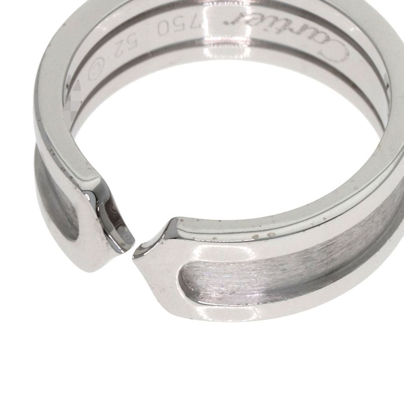 Cartier C2 SM 52 Ring 18K White Gold