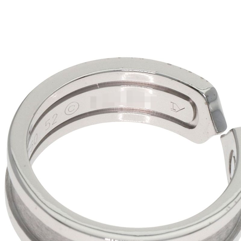 Cartier C2 SM 52 Ring 18K White Gold