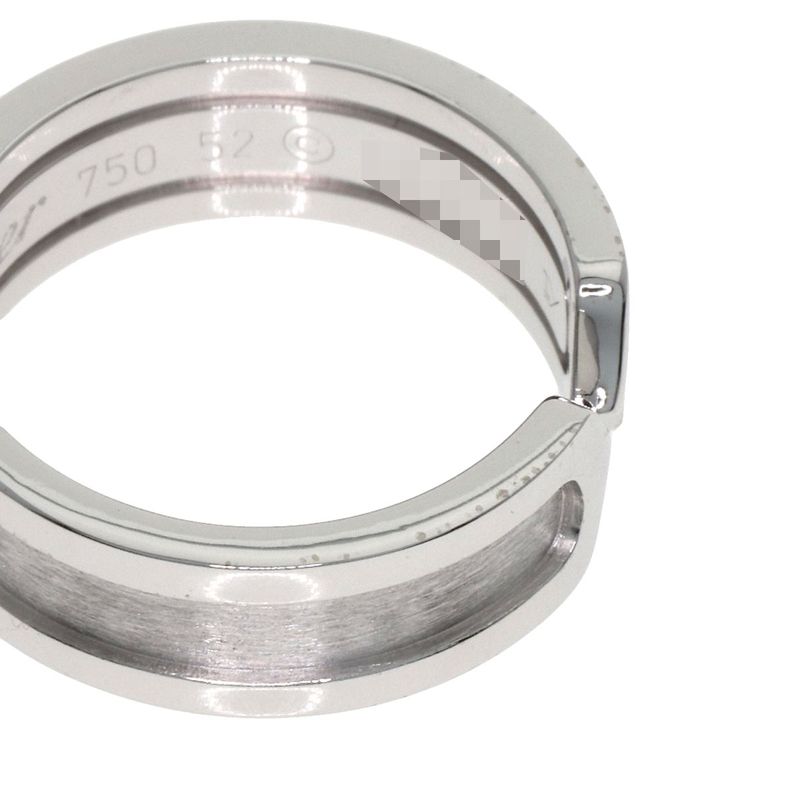 Cartier C2 SM 52 Ring 18K White Gold