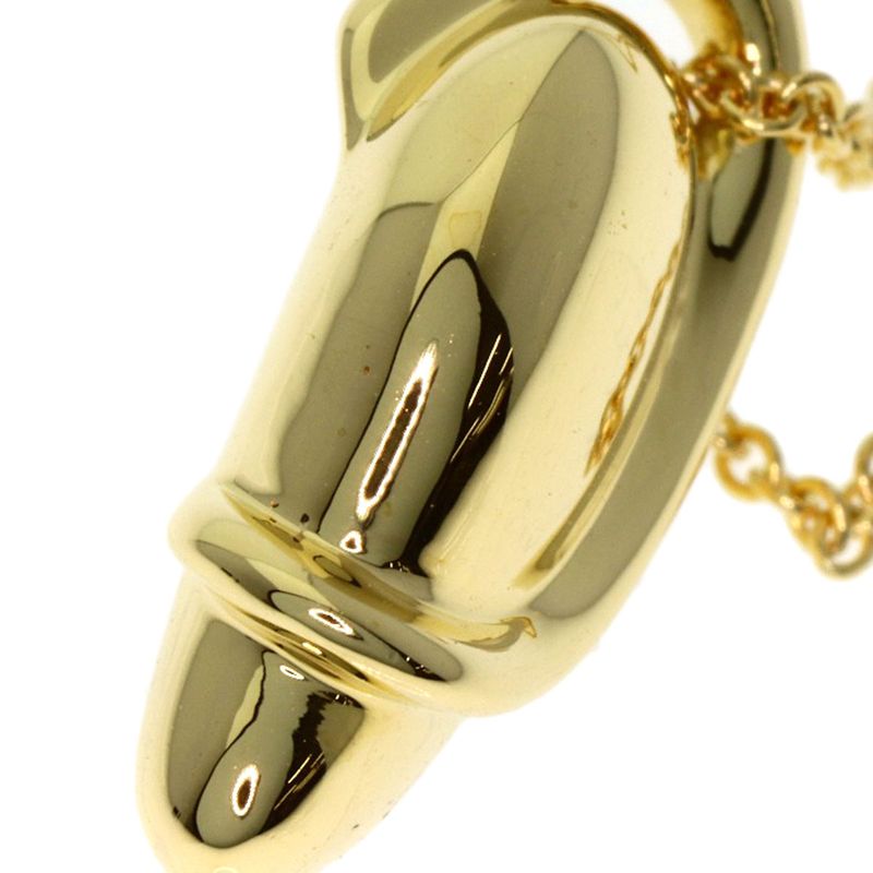 Tiffany & Co. Leaf Elsa Peretti Necklace 18K Yellow Gold
