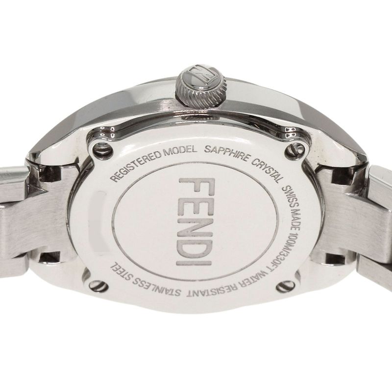 Fendi Moment Diamond Watch SS