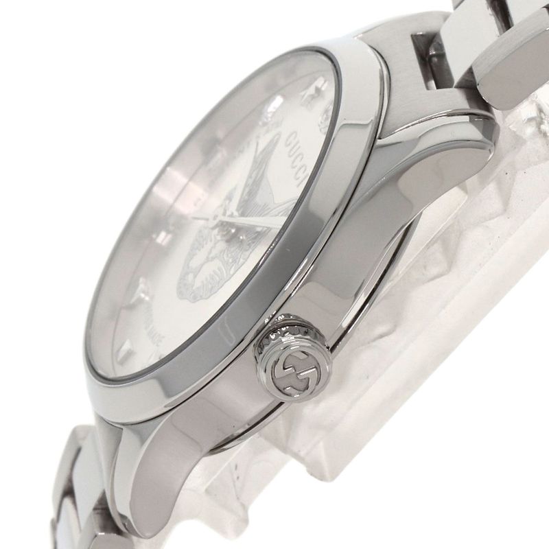 Gucci Timeless Cat Head 126.5 Watch SS