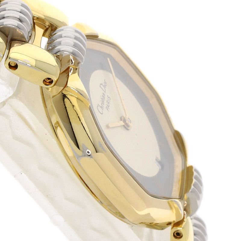 Dior Christian Octagon Watch SS Ssxgp