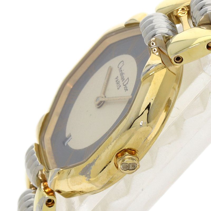 Dior Christian Octagon Watch SS Ssxgp
