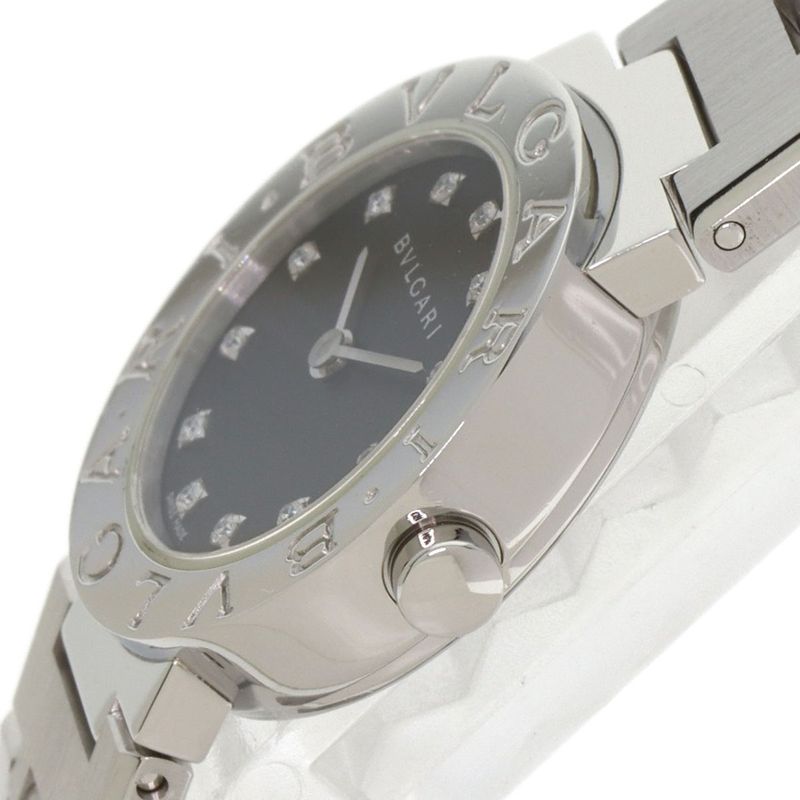 Bvlgari 12 Diamond Watch SS