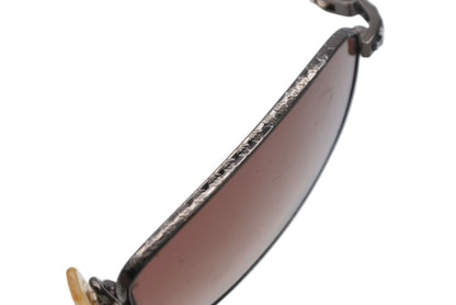 Chrome Hearts Vervedere-d Sunglasses Eyewear CH Cross Dagger Ebony Wood — view 6