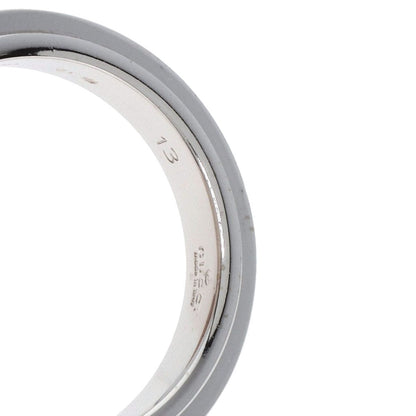Gucci Straight Rough Ring 18K White Gold