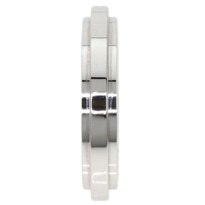 Gucci Straight Rough Ring 18K White Gold