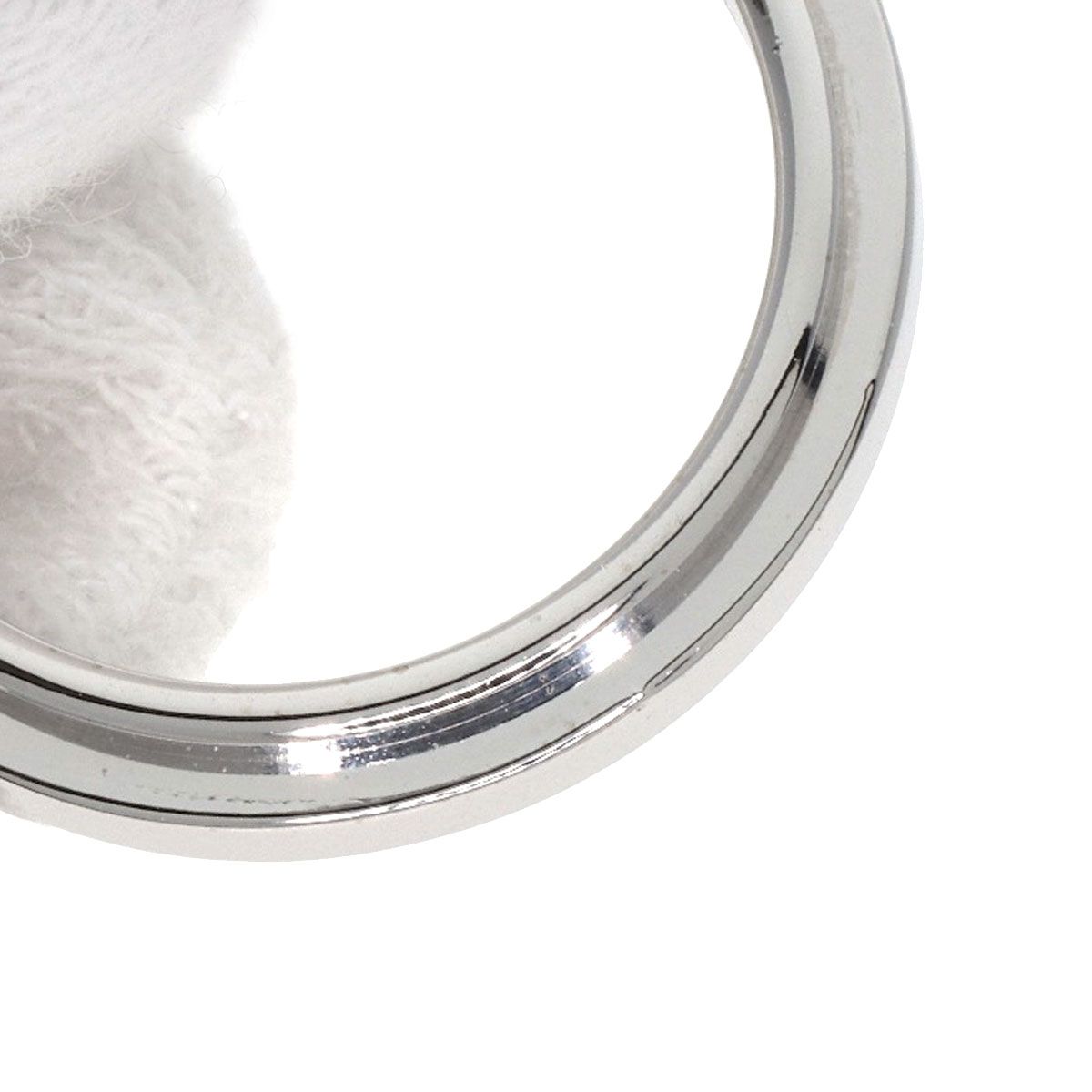 Gucci Straight Rough Ring 18K White Gold