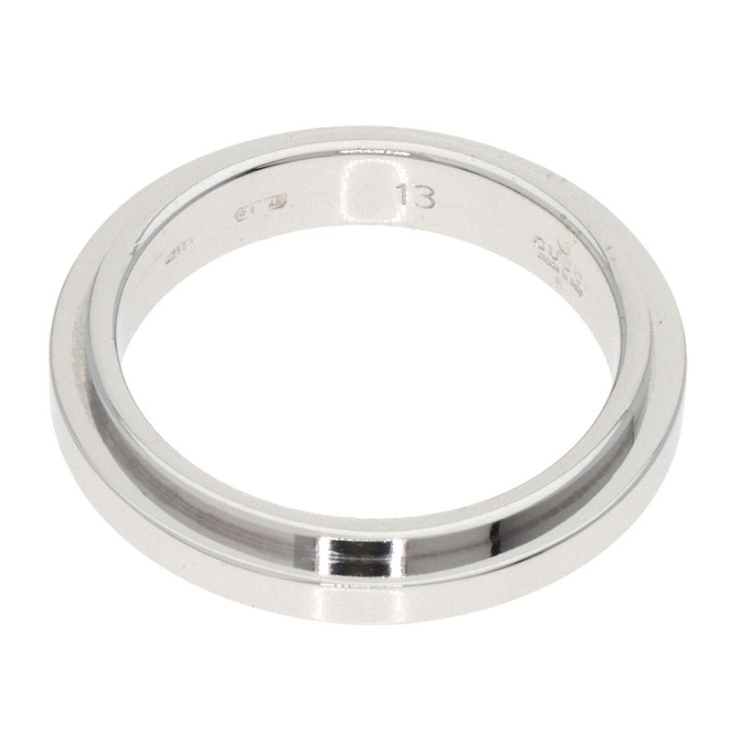 Gucci Straight Rough Ring 18K White Gold