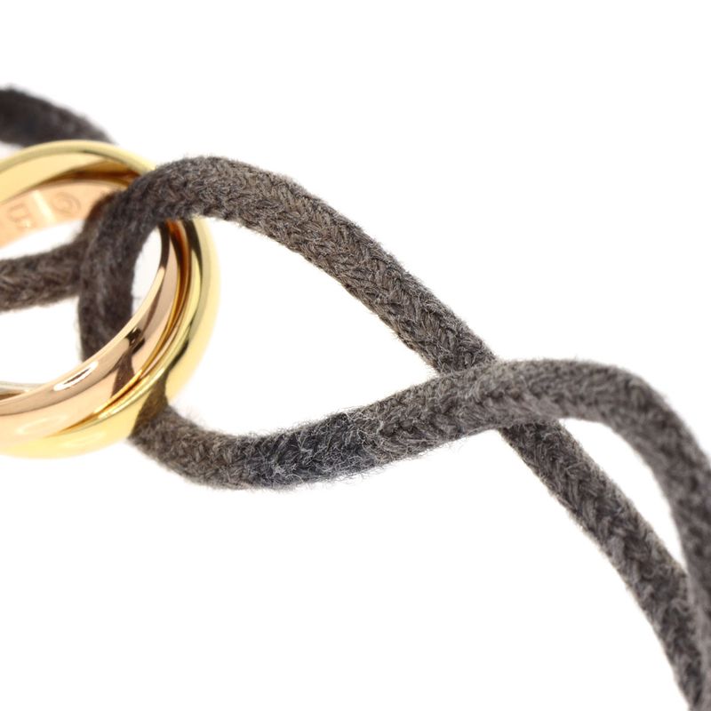 Cartier Trinity Cotton Bracelet 18K Yellow Gold 18K White Pink
