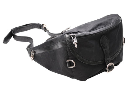 Chrome Hearts Snat Pack 1 Nylon 1 Large Belt Bag Black 925 Sterling Silver