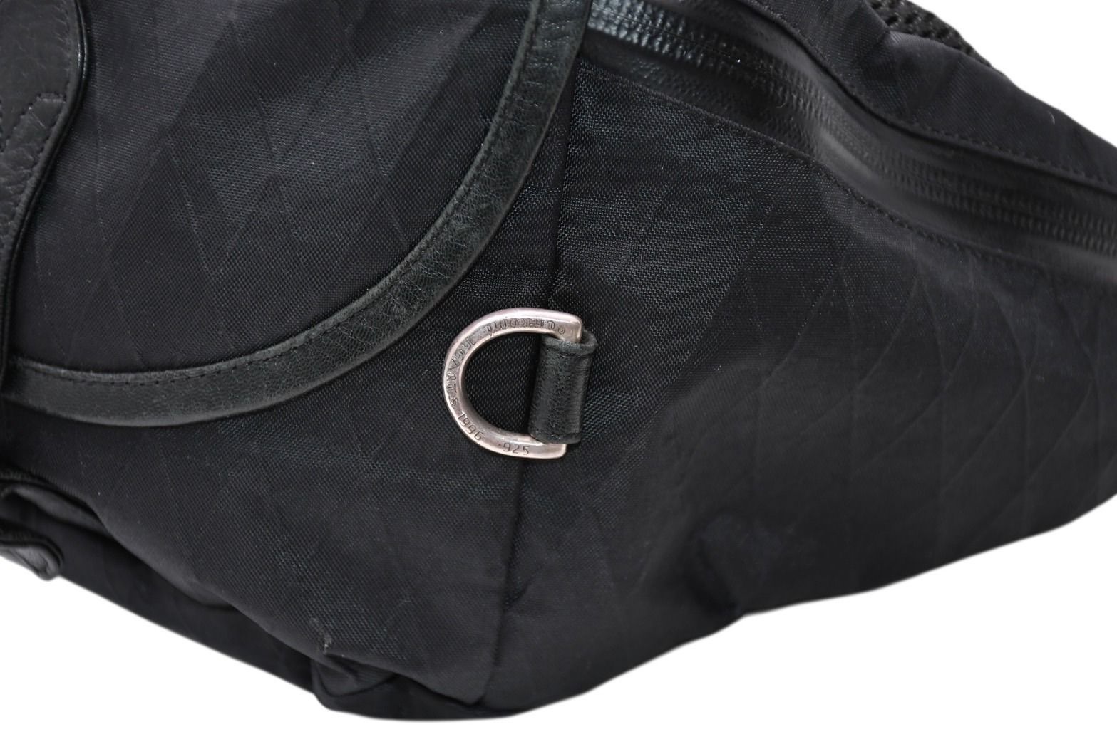 Chrome Hearts Snat Pack 1 Nylon 1 Large Belt Bag Black 925 Sterling Silver — view 7