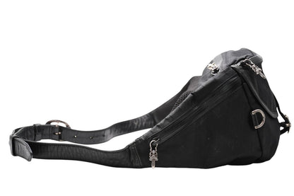 Chrome Hearts Snat Pack 1 Nylon 1 Large Belt Bag Black 925 Sterling Silver — view 3