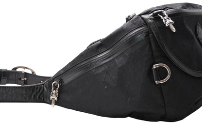 Chrome Hearts Snat Pack 1 Nylon 1 Large Belt Bag Black 925 Sterling Silver — view 4