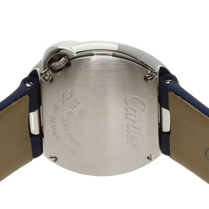 Cartier Ballon Blanc Watch SS Leather