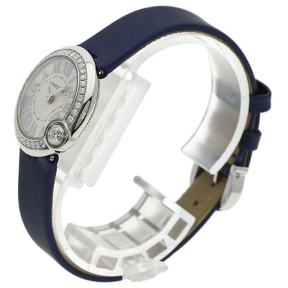 Cartier Ballon Blanc Watch SS Leather