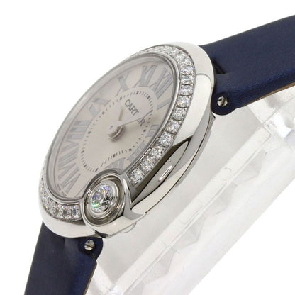 Cartier Ballon Blanc Watch SS Leather