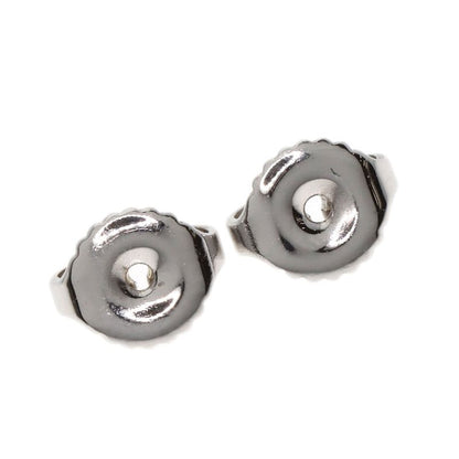 Harry Winston Oval Diamond Earrings 18K White Gold