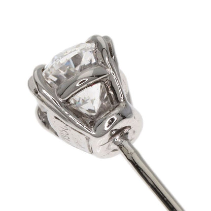 Harry Winston Oval Diamond Earrings 18K White Gold